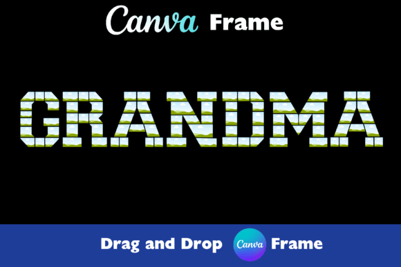 Download Grandma Canva Frame Photo Collage - Grandma canva frame Collection