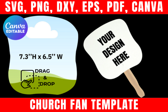 Download Church Fan Template, Paddle Fan Template - Paddle fan template Collection