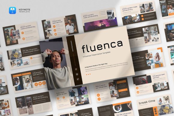 Download Influencer &amp; Content Creator Keynote - Content creator Collection