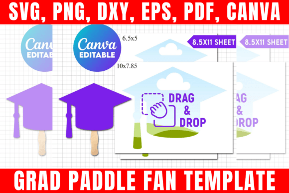Download Grad Paddle Fan Template - Paddle fan template Collection