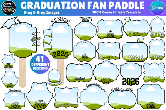 Download 2026 Graduation Paddle Fan Template - Paddle fan template Collection